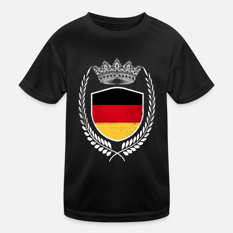 Germany Flag Germany German Flag Kids Functional T-Shirt