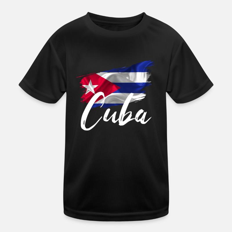 Cuba Pavillon Cubain T-shirt sport Enfant