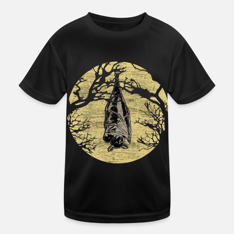 Bat Blood Night Active Kids Functional T-Shirt