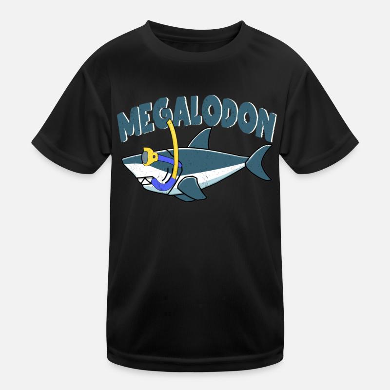 Megalodon Kinder Hai der Kinder Hai Kinder Funktions-T-Shirt