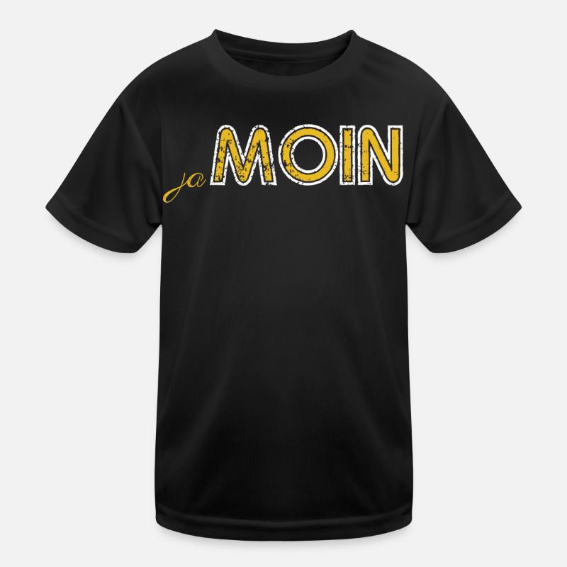 Moin Moin North German welcome Kids Functional T-Shirt