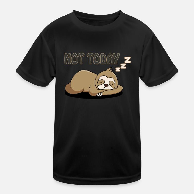 Sloth not today Kids Functional T-Shirt
