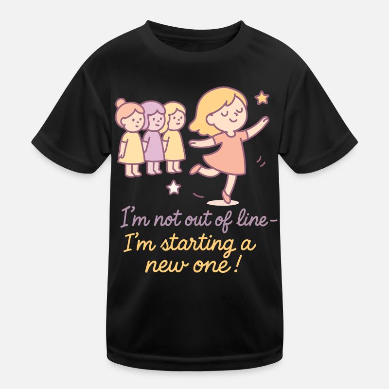 Ballett Lieben Echtes Mädchen Echte Ballett Kinder Funktions-T-Shirt