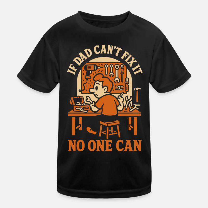 Si papa ne peut pas le réparer bricoleur T-shirt sport Enfant