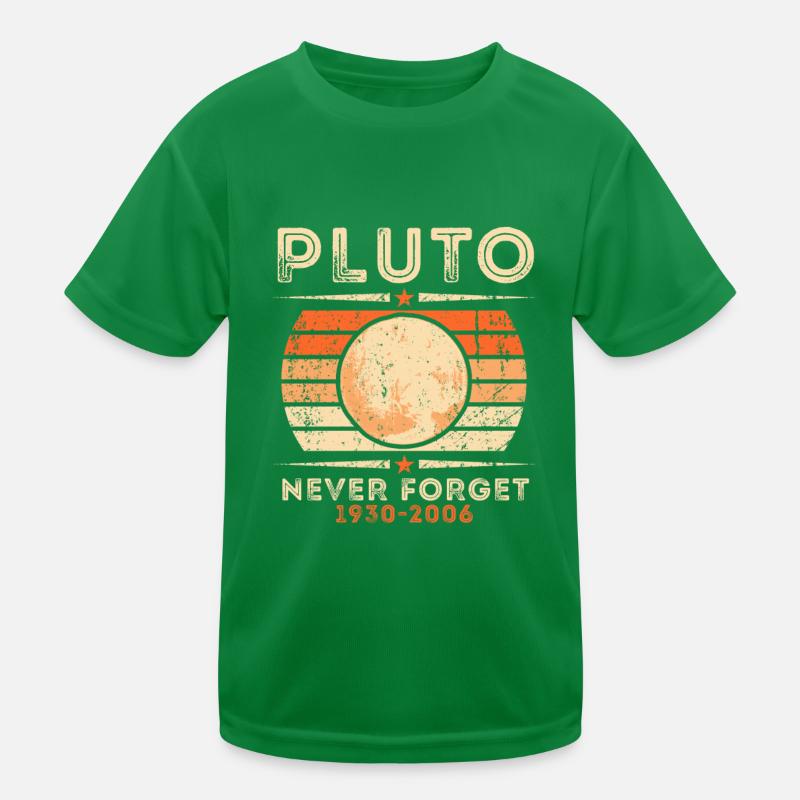 Pluto Retro Keepsake Kids Functional T-Shirt