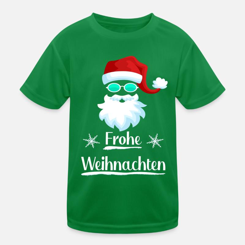 Weihnachtsmann Xmas Kinder Funktions-T-Shirt