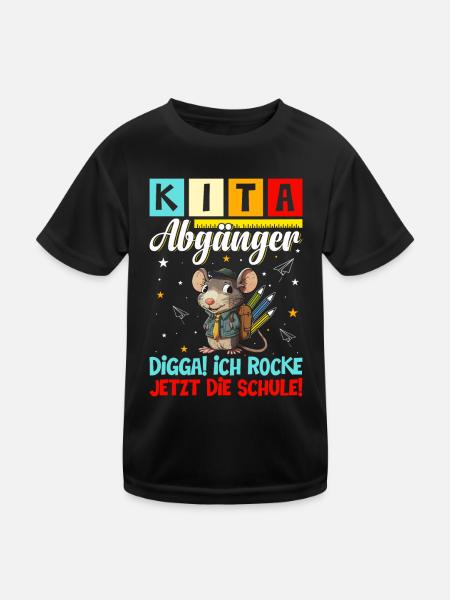Kindergarten Daycare Leavers 2024 - Kids Functional T-Shirt - black - Front