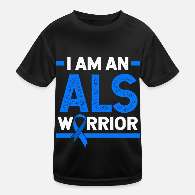 ALS nerve disease Kids Functional T-Shirt