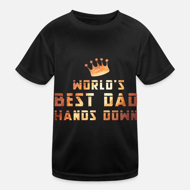 Le meilleur papa du monde haut la main T-shirt sport Enfant