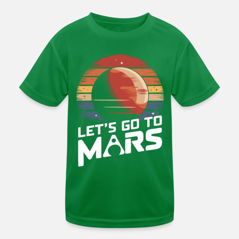 Mars Planet Planeten Sonnensystem Kinder Funktions-T-Shirt