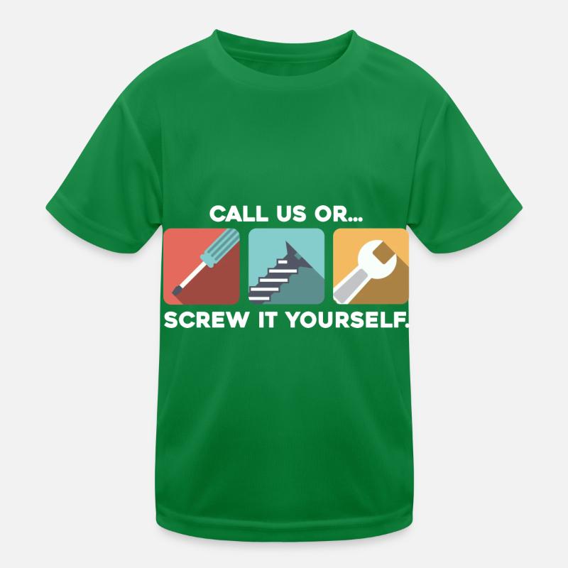 Handwerker Kinder Funktions-T-Shirt