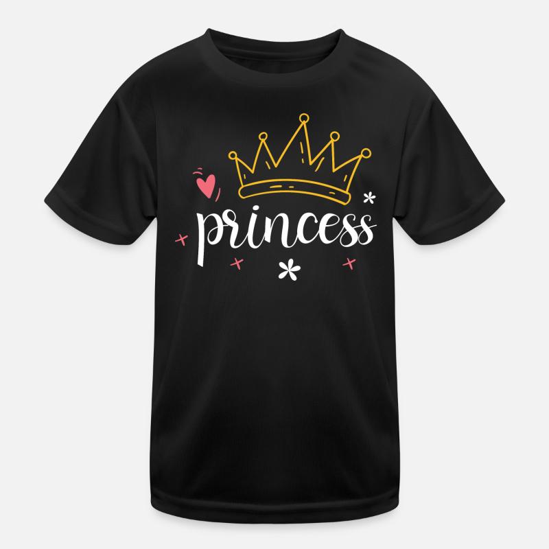 Crown - Diadem Princess Kids Functional T-Shirt