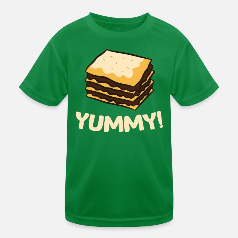 Lasagne - Yummy! Kinder Funktions-T-Shirt