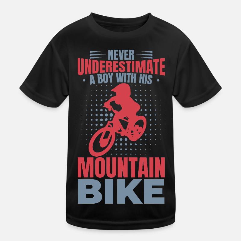 Ne sous-estimez jamais les amateurs de VTT T-shirt sport Enfant