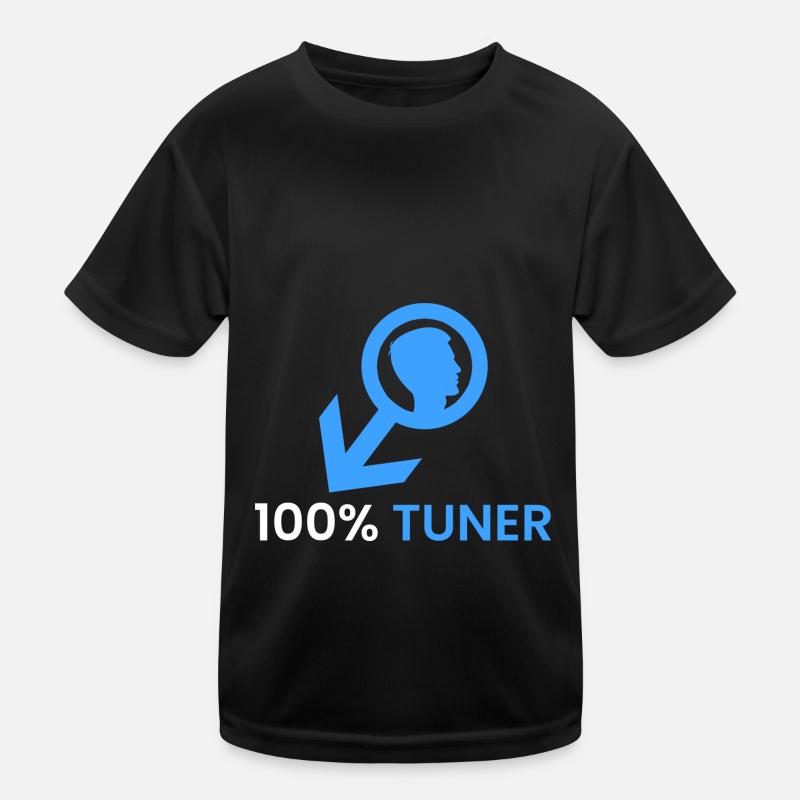 100% Tuner Kinder Funktions-T-Shirt