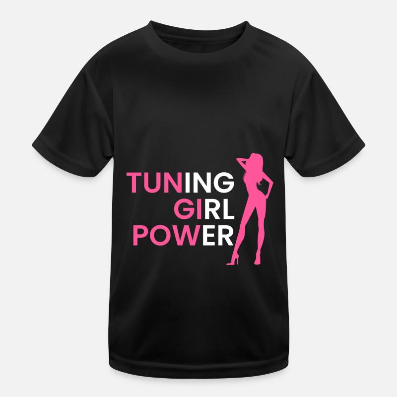 Frauenpower einstellen Kinder Funktions-T-Shirt