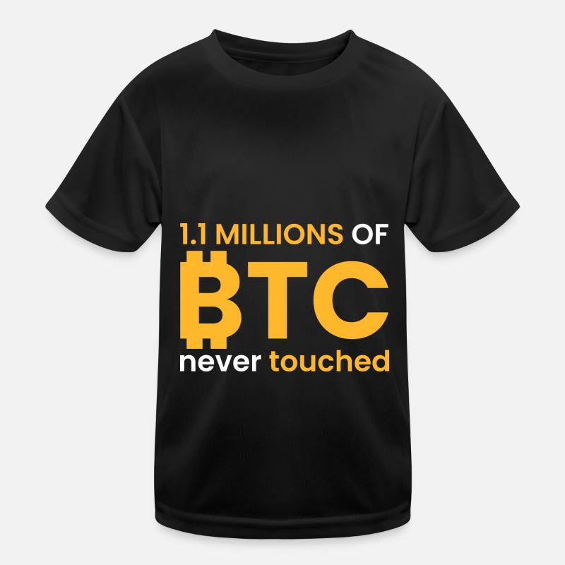 1,1 Millionen BTC nicht berührt Kinder Funktions-T-Shirt