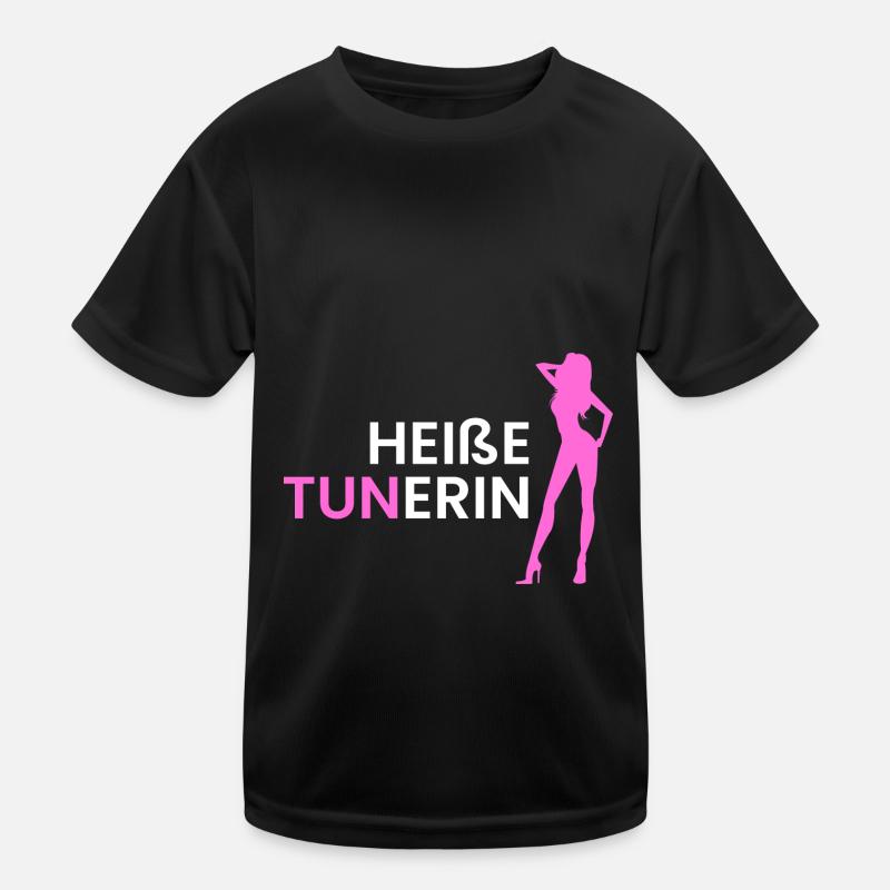 heiße Tunerin Kinder Funktions-T-Shirt