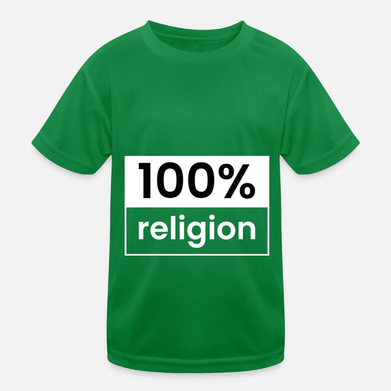 100% Religion Kinder Funktions-T-Shirt