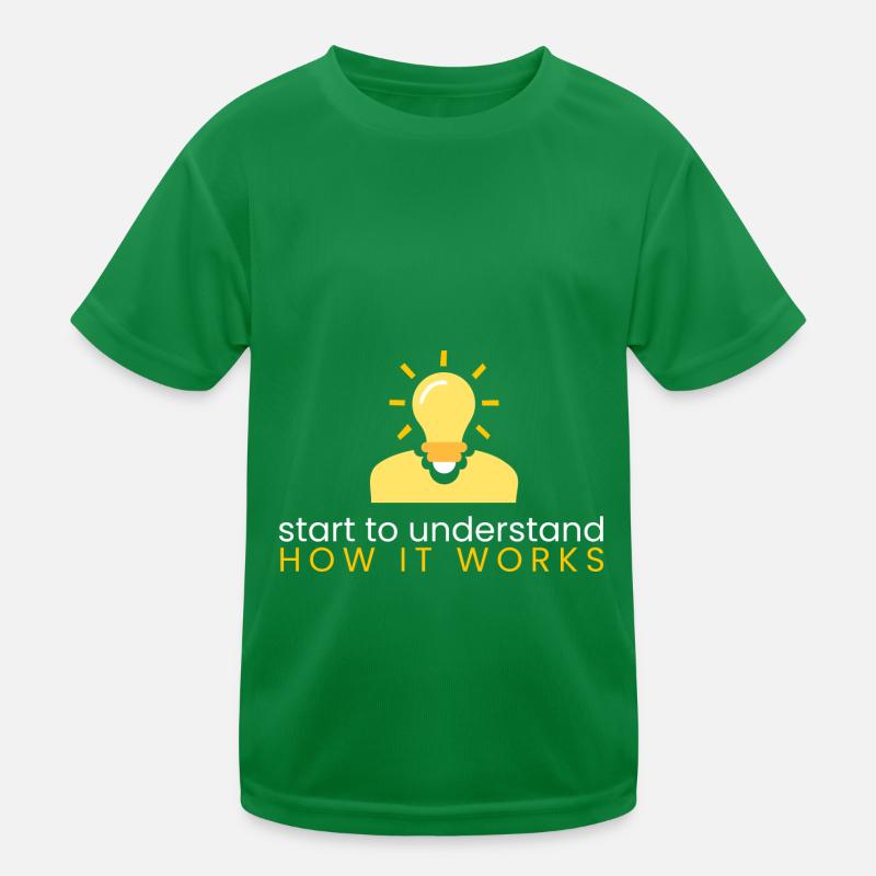 understand how it works Kids Functional T-Shirt