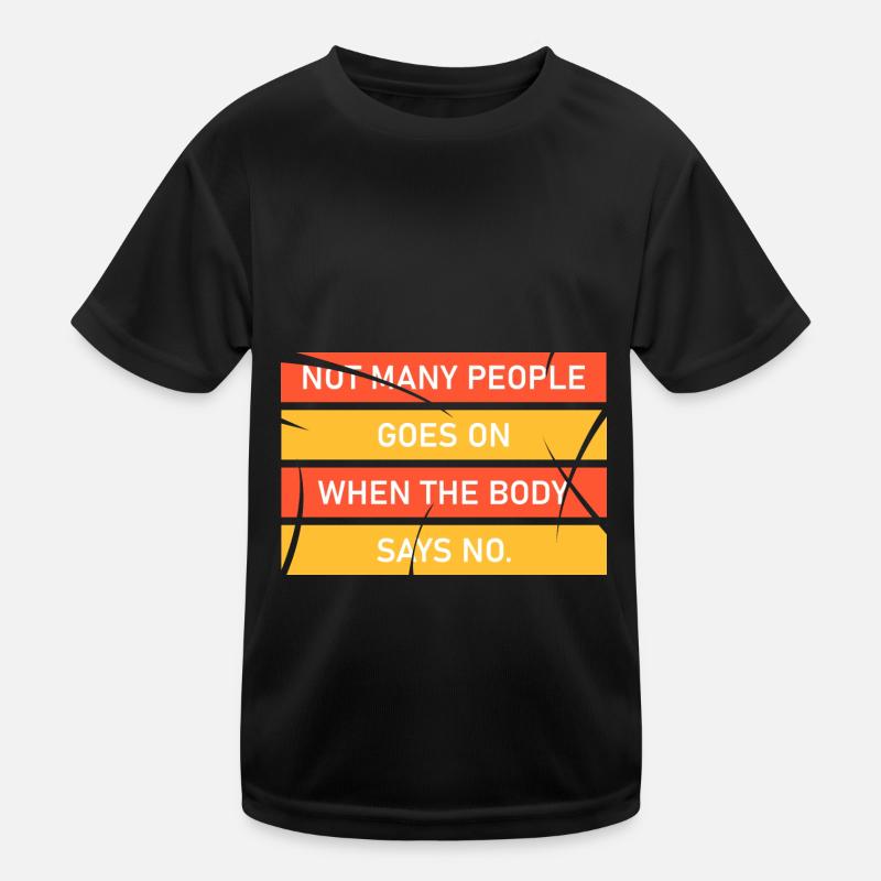 NICHT AUFGEBEN Kinder Funktions-T-Shirt