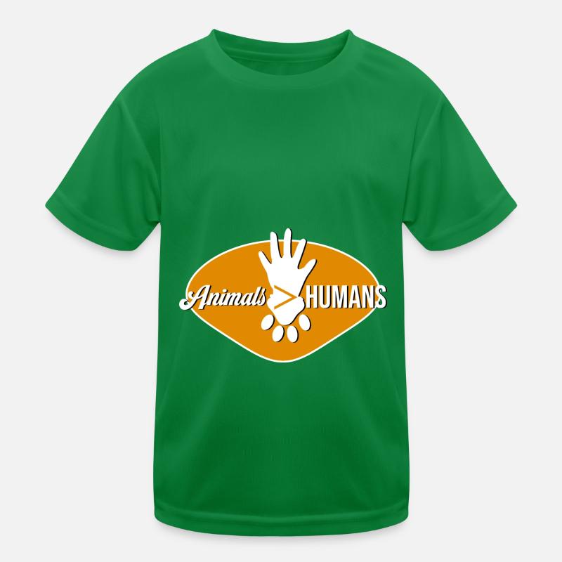 Animals > humans Kids Functional T-Shirt