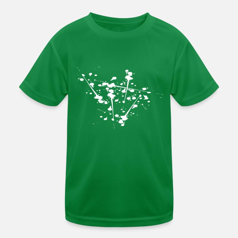 Éclaboussures de peinture blanche T-shirt sport Enfant