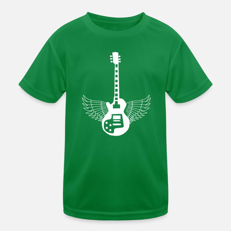 Gitarre Kinder Funktions-T-Shirt