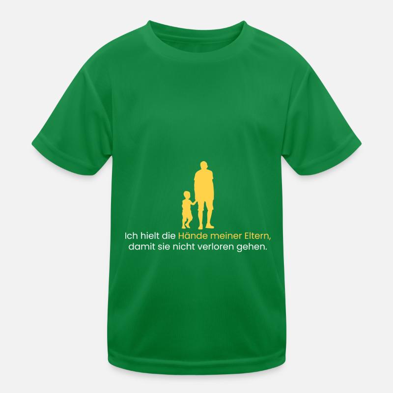 halte die Hände meiner Eltern Kinder Funktions-T-Shirt