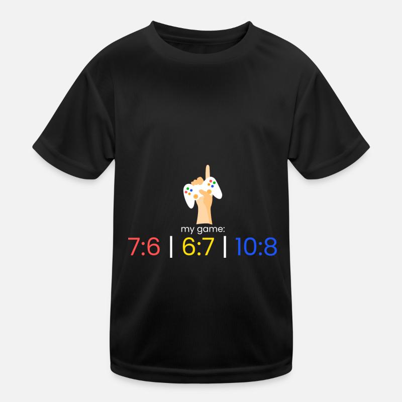 my game: 7:6 | 6:7 | 10:8 Kids Functional T-Shirt