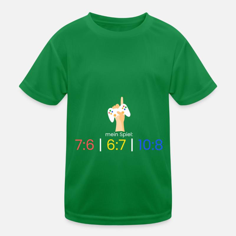 mein Spiel: 7:6 | 6:7 | 10:8 Kinder Funktions-T-Shirt