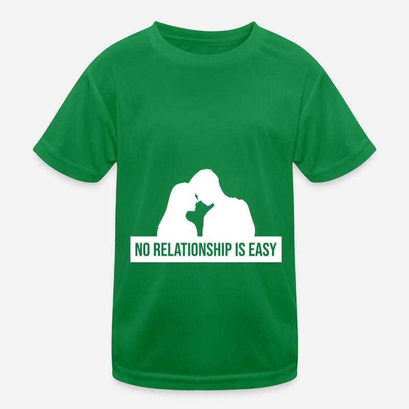 No relationship is easy Kids Functional T-Shirt