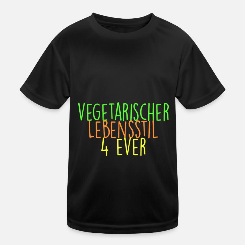 vegetarischer Lebensstil 4 ever Kinder Funktions-T-Shirt