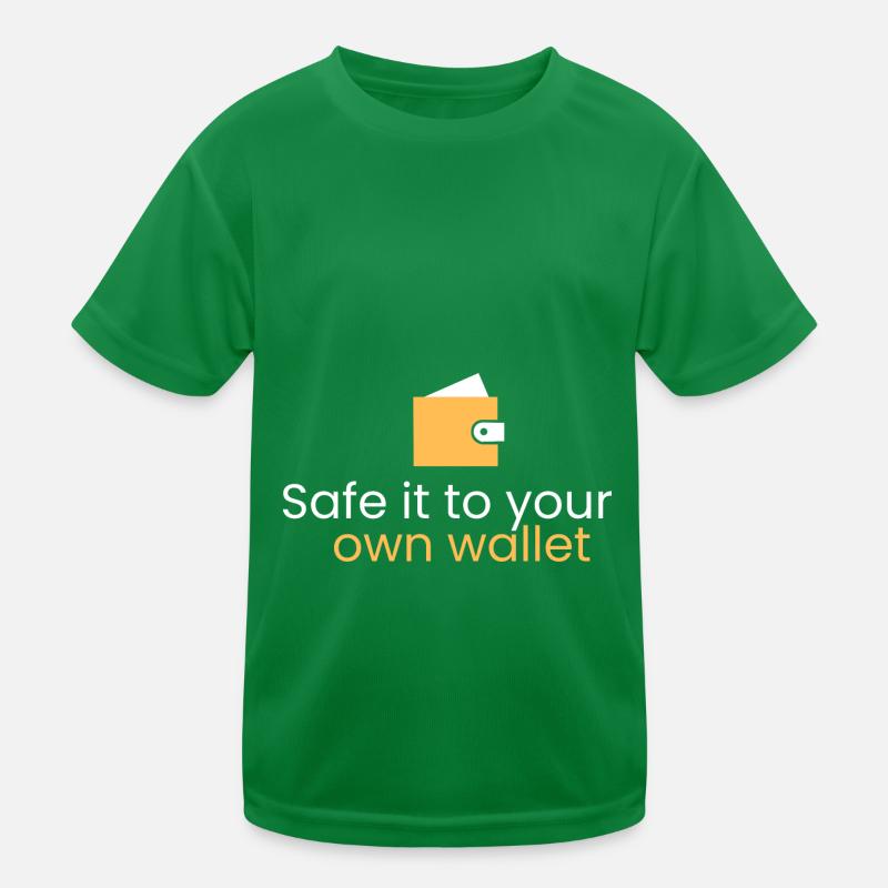Coffre-fort dans votre portefeuille T-shirt sport Enfant