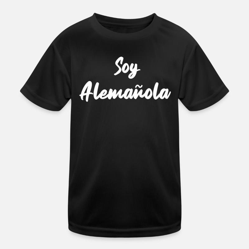 German-Spanish Spanish Spanish Gift Kids Functional T-Shirt