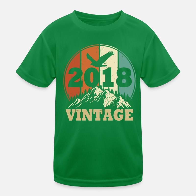 Vintage 2018 Kids Functional T-Shirt