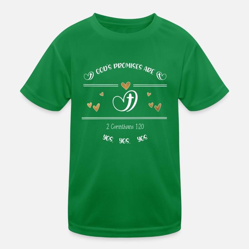 Conception chrétienne Les promesses de Dieu sont oui T-shirt sport Enfant