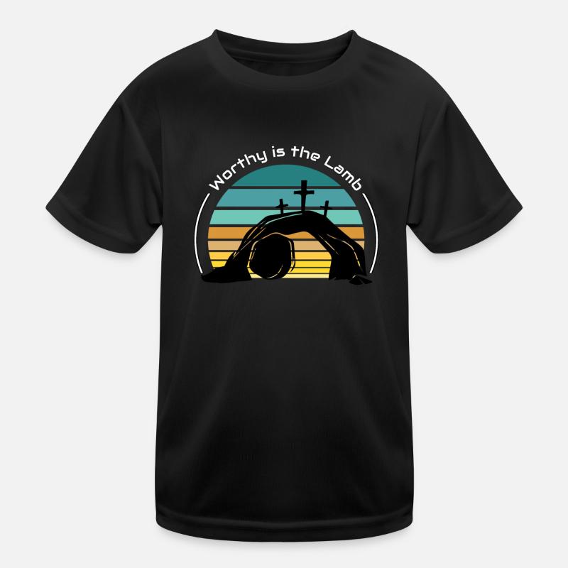 Würdig ist das Lamm Kinder Funktions-T-Shirt