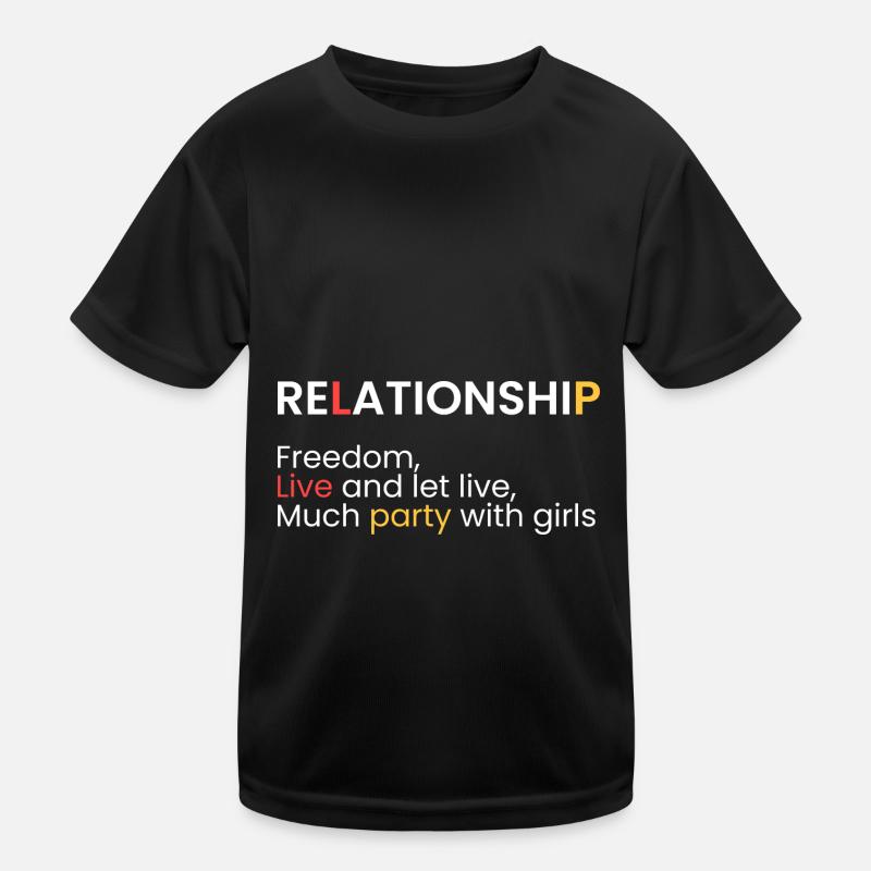 Relationship: Live and let live Kids Functional T-Shirt