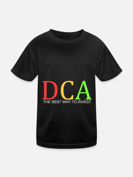 DCA - la meilleure façon d’investir - T-shirt sport Enfant - noir - Devant