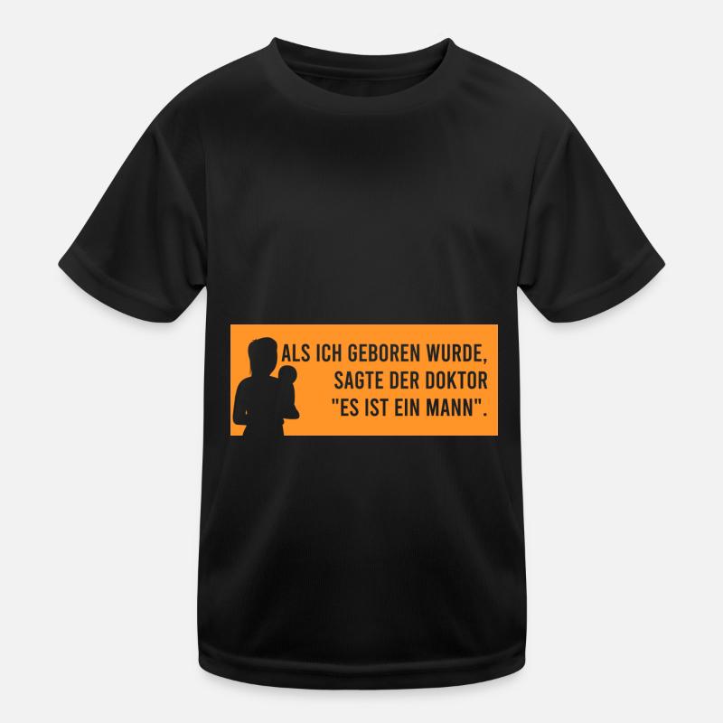 der Doktor "Es ist ein Mann" Kinder Funktions-T-Shirt