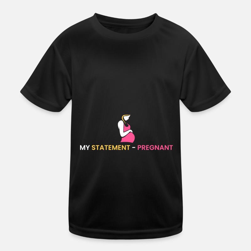 Ma déclaration - enceinte T-shirt sport Enfant