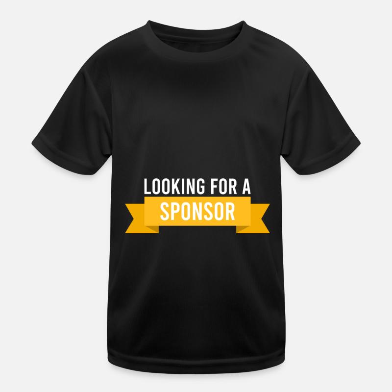 Suche nach einem Sponsor Kinder Funktions-T-Shirt