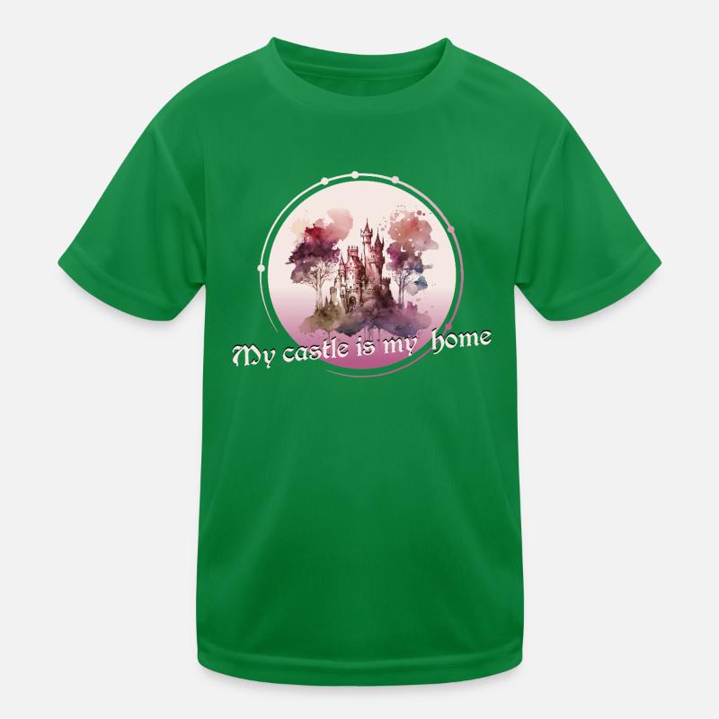 Mon château est ma maison T-shirt sport Enfant