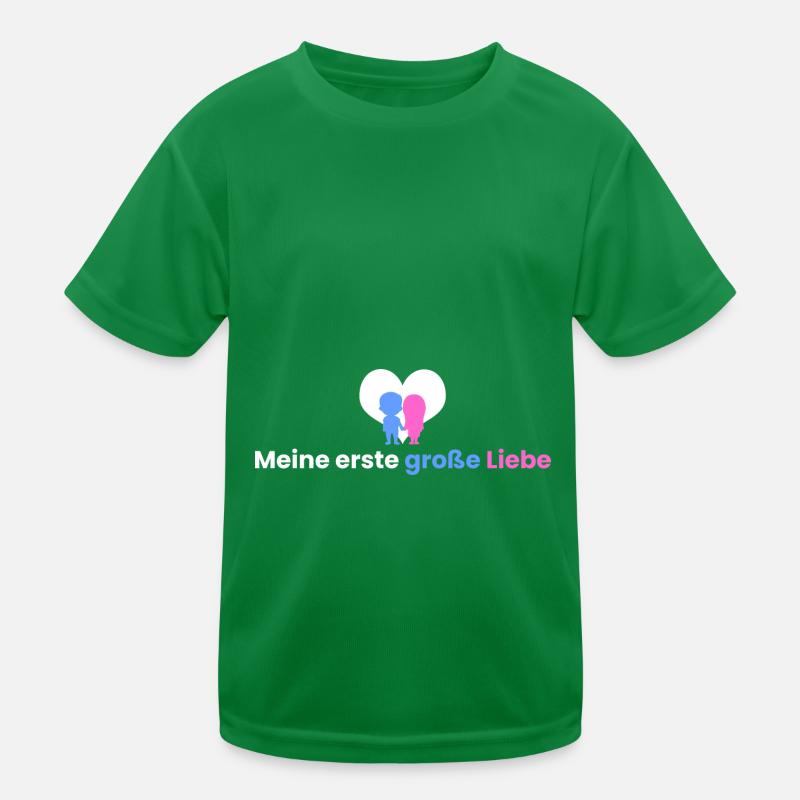 Meine erste große Liebe Kinder Funktions-T-Shirt