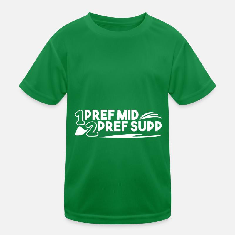 1. pref mid 2. pref supp Kinder Funktions-T-Shirt