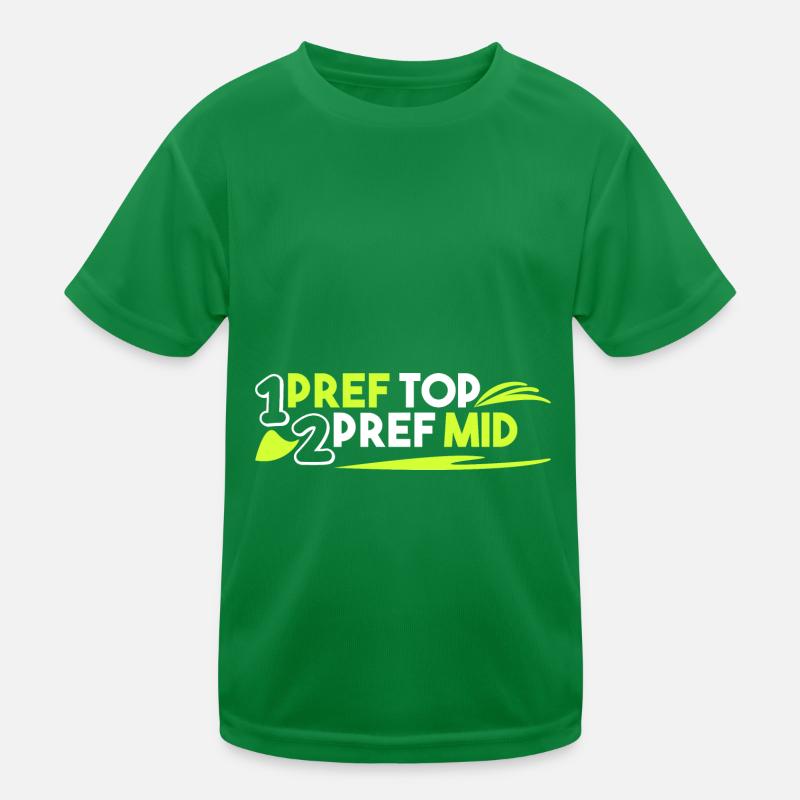 1. Pref Top 2. Pref Mid Kids Functional T-Shirt