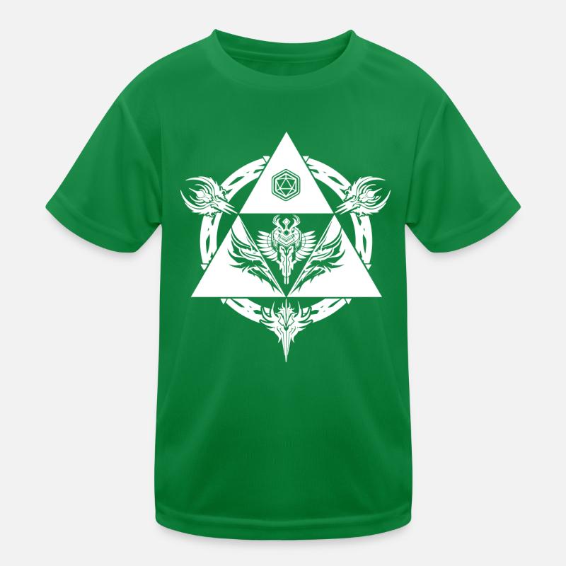 RPG logo spell circle Kids Functional T-Shirt