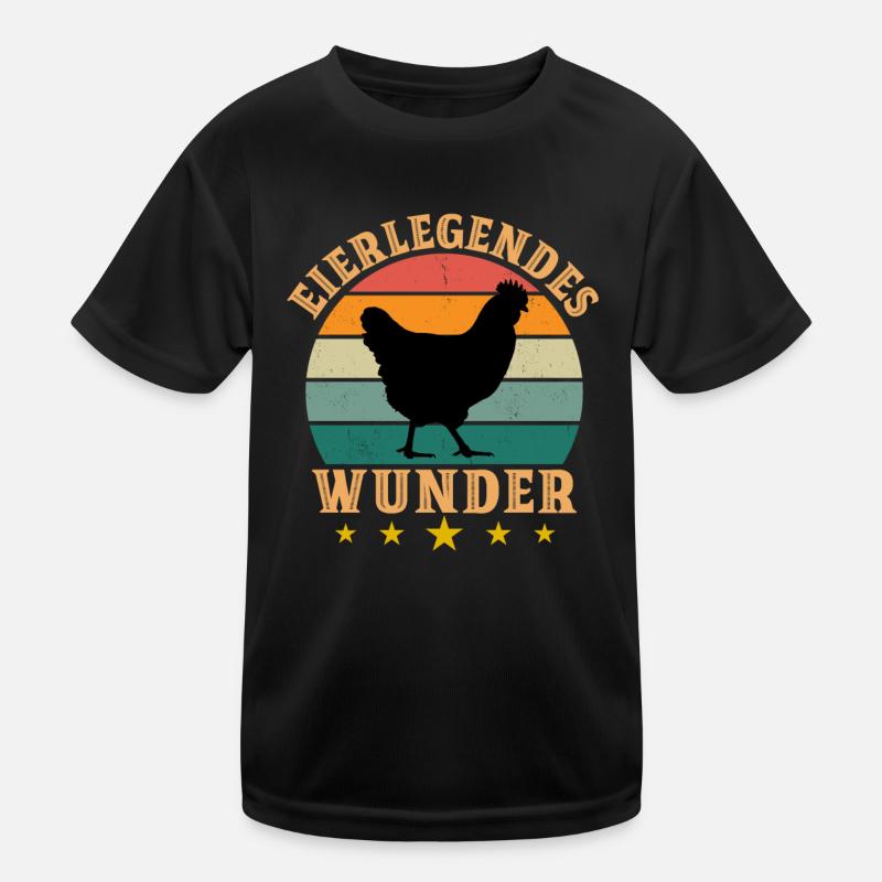 Eierlegendes Wunder Kinder Funktions-T-Shirt