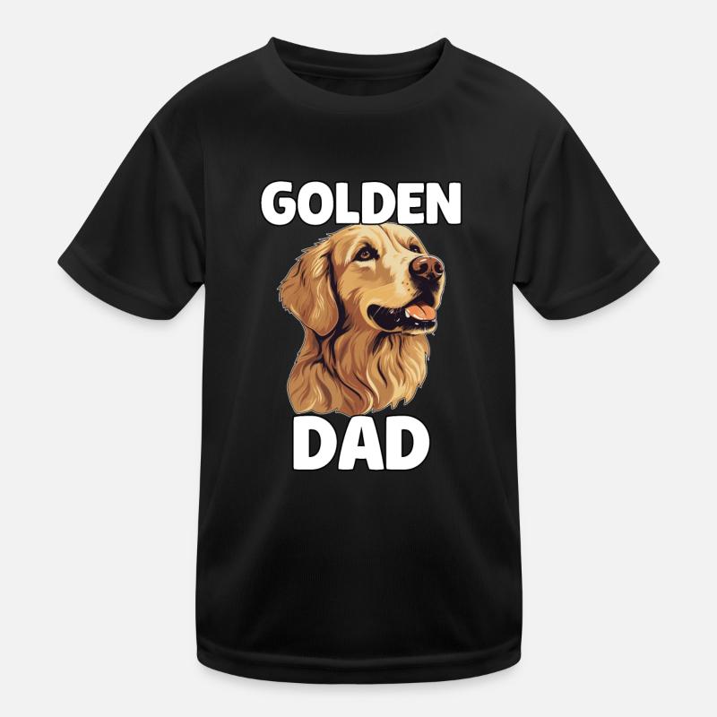 Golden Dad Kinder Funktions-T-Shirt